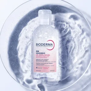 Bioderma Sensibio AR+ micelárny čistiaci gél pre citlivú pleť so sklonom k začervenaniu 250 ml