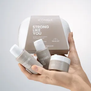 ICONIQUE Professional STRONG LIKE YOU Repair & Strengthening Set cestovná sada pre poškodené vlasy