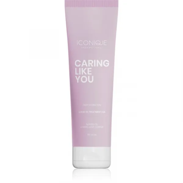 ICONIQUE Professional CARING LIKE YOU Deep Hydration bezoplachová starostlivosť pre suché a poškodené vlasy 150 ml