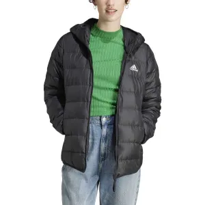 adidas ESSENTIALS  MIDWEIGHT DOWN HOODED Dámska bunda, čierna, veľkosť