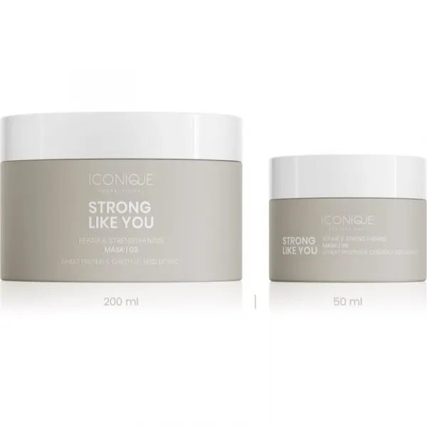 ICONIQUE Professional STRONG LIKE YOU Repair & Strengthening regeneračná maska pre poškodené vlasy 200 ml