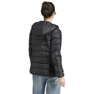 adidas ESSENTIALS  MIDWEIGHT DOWN HOODED Dámska bunda, čierna, veľkosť