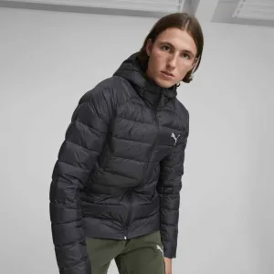 Puma PACKLITE HOODED DOWN JACKET Pánska bunda, čierna, veľkosť