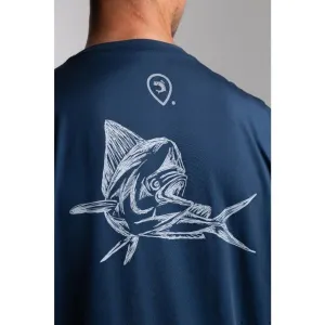 ADVENTER & FISHING MAHI Funkčné UV tričko, tmavo modrá, veľkosť