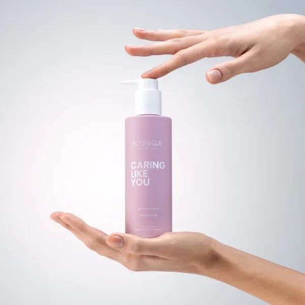 ICONIQUE Professional CARING LIKE YOU Deep Hydration hydratačný šampón pre suché a poškodené vlasy 250 ml