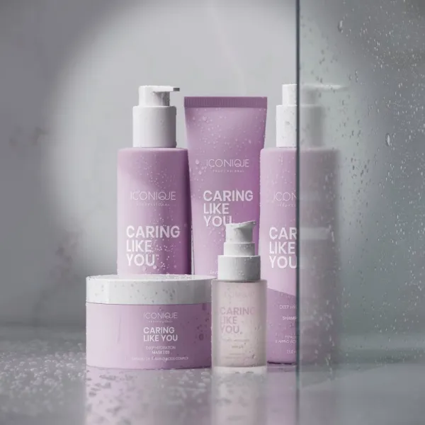 ICONIQUE Professional CARING LIKE YOU Deep Hydration hydratačný šampón pre suché a poškodené vlasy 250 ml