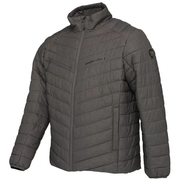 ADVENTER & FISHING STEEL Pánska zateplená bunda, sivá, veľkosť XXL