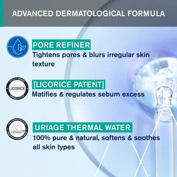 Uriage Hyséac Mat´ Matifying Emulsion zmatňujúci gél-krém pre mastnú a zmiešanú pleť 40 ml