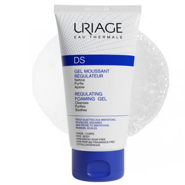 Uriage DS Regulating Foaming Gel upokojujúci gél pre suchú pokožku so sklonom k svrbeniu 150 ml
