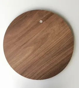 Hanah Home Kulaté nástěnné zrcadlo Ayna 60 cm ořech