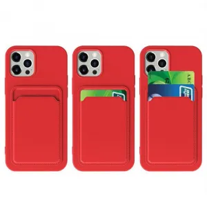 Card Case obal, iPhone 14 Plus, zelený