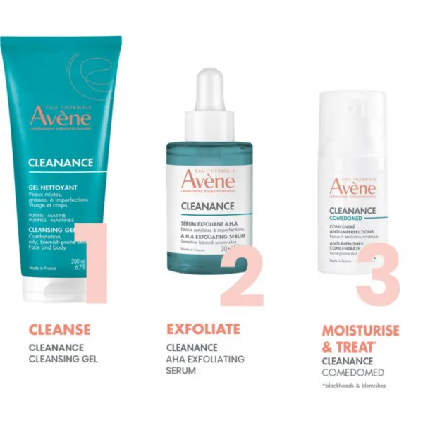 Avène Cleanance AHA exfoliačné sérum 30 ml