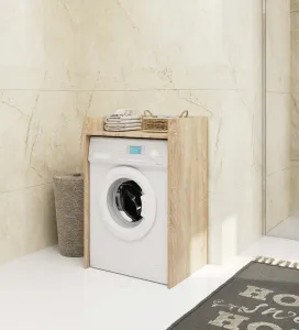 Ak furniture Koupelnová skříňka nad pračku FIN II dub sonoma
