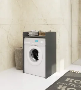 Ak furniture Koupelnová skříňka nad pračku FIN II grafitově šedá