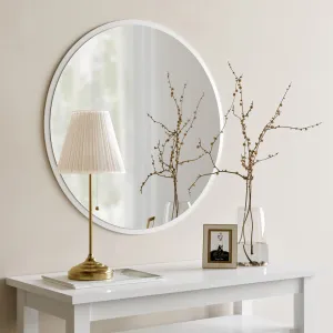 Kalune Design Okrúhle nástenné zrkadlo Ayna 60 cm biele