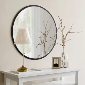 Kalune Design Okrúhle nástenné zrkadlo Ayna 60 cm čierne