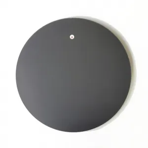 Kalune Design Okrúhle nástenné zrkadlo Ayna 60 cm čierne