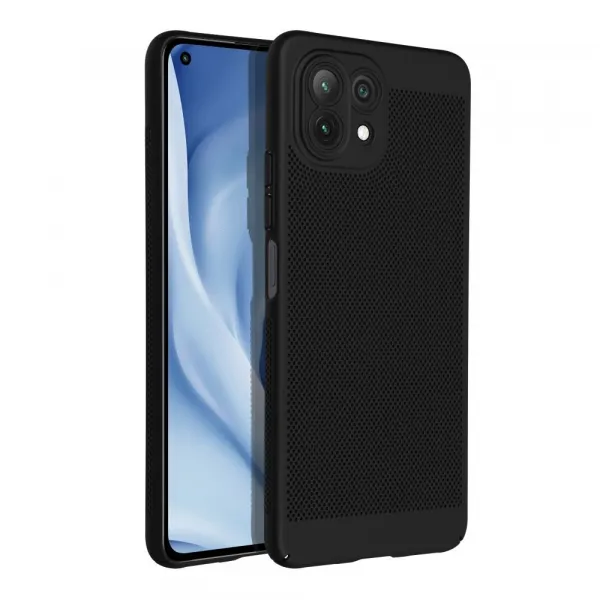 Breezy Case, Xiaomi Mi 11 Lite 5G / Mi 11 Lite LTE ( 4G ) / Mi 11 Lite NE, čierny