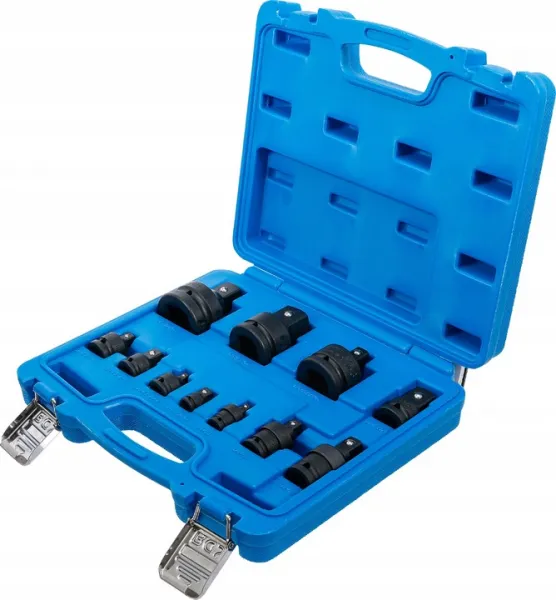 BGS Technics Sada rázových adaptérov a guľových kĺbov  6,3 mm (1/4") - 25 mm (1")  11-dielna