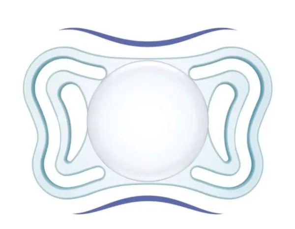 CHICCO Cumlík Physio Light silikónový 2-6m dievča - vtáčik/tukan 2 ks