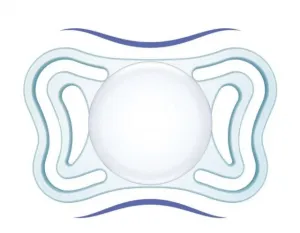 CHICCO Cumlík Physio Light silikónový 2-6m dievča - vtáčik/tukan 2 ks