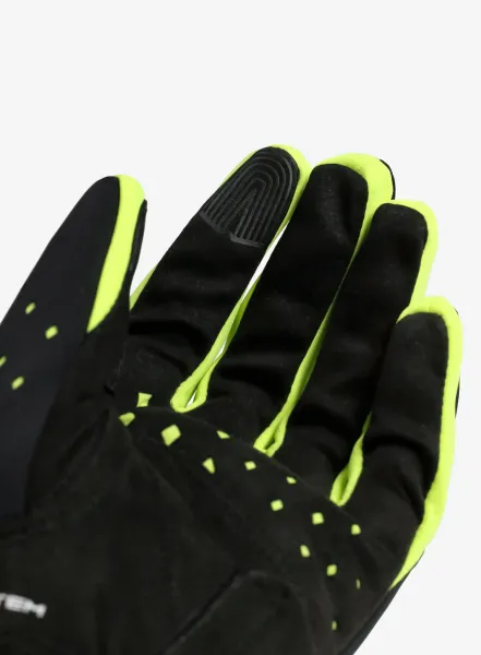 Rukavice Leki HRC Race Shark - black/neonyellow