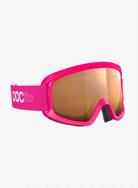 POC POCito Opsin Fluorescent Pink/Partly Sunny Light Orange Lyžiarske okuliare
