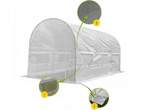 Profitent Záhradný fóliovník 2x3 PREMIUM s UV filtrom Biely