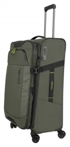 Veľký textilný kufor na kolieskach Travelite Briize L Khaki