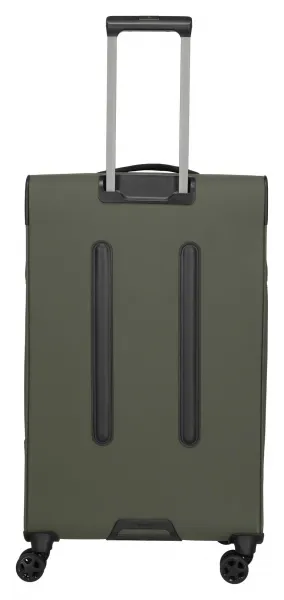 Veľký textilný kufor na kolieskach Travelite Briize L Khaki