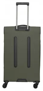 Veľký textilný kufor na kolieskach Travelite Briize L Khaki