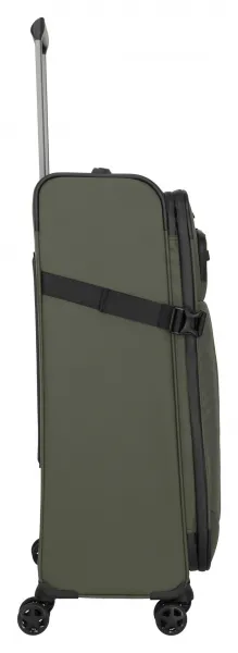 Veľký textilný kufor na kolieskach Travelite Briize L Khaki