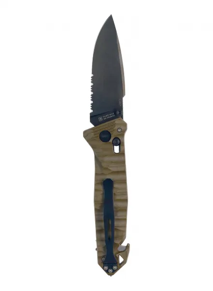 Tb outdoor zatvárací nôž cac army pa6 tx kombinované ostrie vývrtka army green