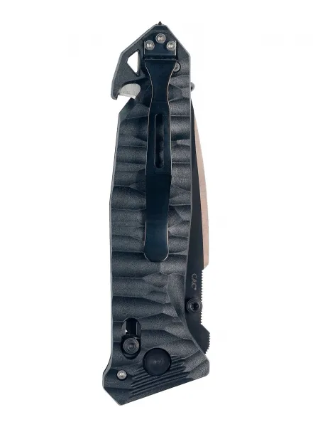 Tb outdoor zatvárací nôž cac army pa6 tx kombinované ostrie vývrtka black