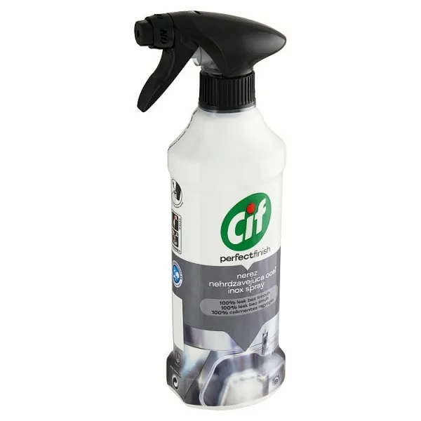 Cif Perfect Finish Nehrdzavejúca oceľ čistiaci sprej 435 ml 1ks