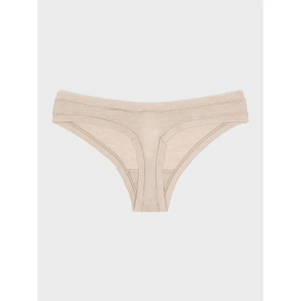 GAP BREATHE THONG Dámske nohavičky, béžová, veľkosť