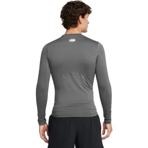 Under Armour HG ARMOUR COMP LS Pánske tričko, sivá, veľkosť