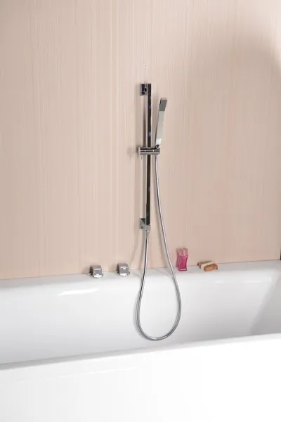 NANCY posuvný držiak sprchy, vývod vody, 600 mm, chróm 1202-04