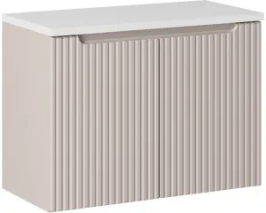 ArtCom Kúpeľňová skrinka s umývadlom a doskou NOVA Cashmere DU80/5 | 80 cm