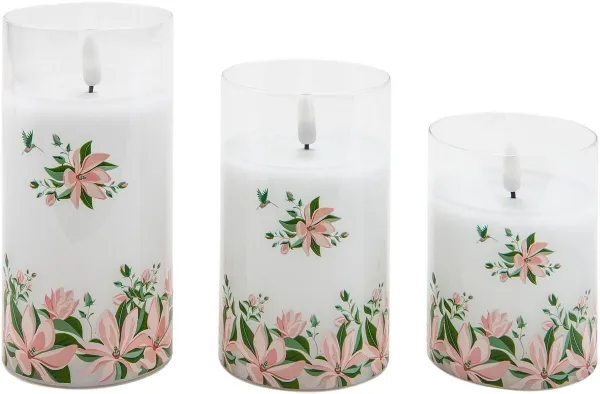 Weltbild LED svíčky magnolie, sada 3 ks