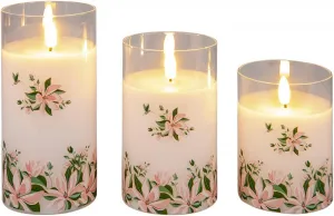 Weltbild LED svíčky magnolie, sada 3 ks