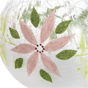 Weltbild LED skleněné koule Winterflowers