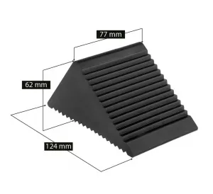 REDATS Gumové kliny na kolesá, aretácia kolies 105 mm, 2 kusy