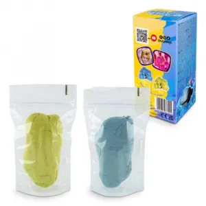 TUBAN Fluffy piesok 2x70 g modá a žltá