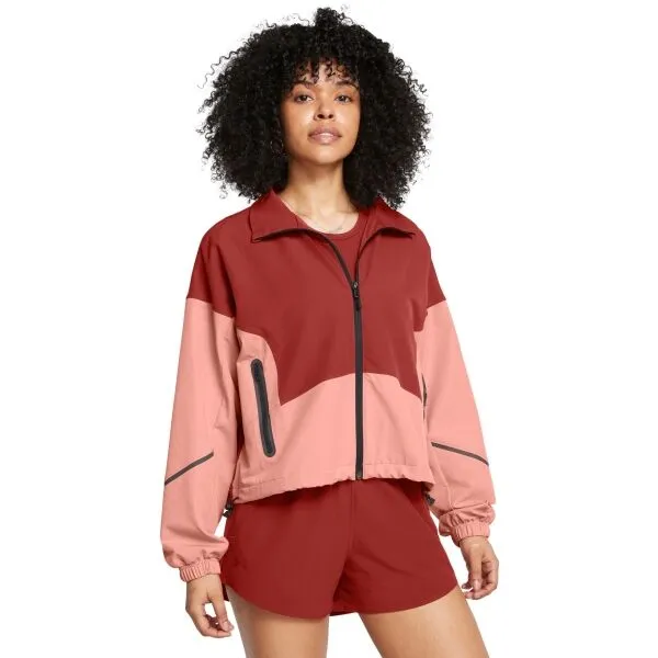 Under Armour UNSTOPPABLE Dámska bunda, červená, veľkosť M