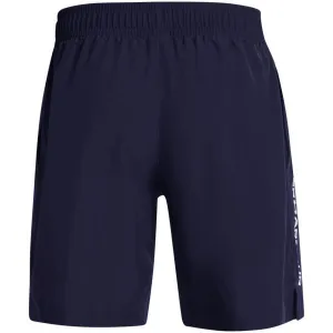 Under Armour WOVEN WORDMARK Pánske krátke nohavice, tmavo modrá, veľkosť