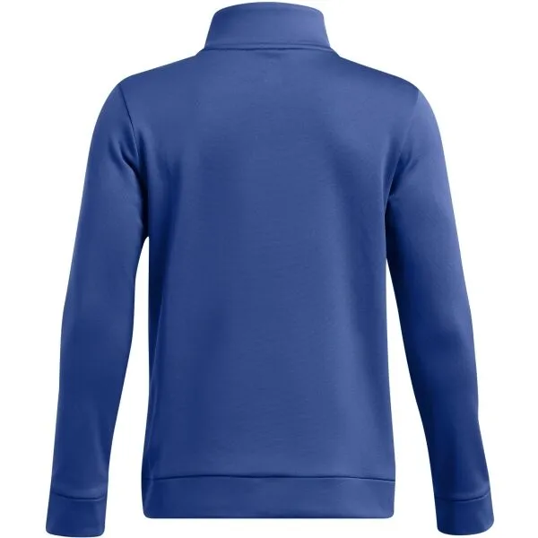 Under Armour ARMOUR FLEECE 1/4 ZIP Chlapčenská mikina, modrá, veľkosť XL