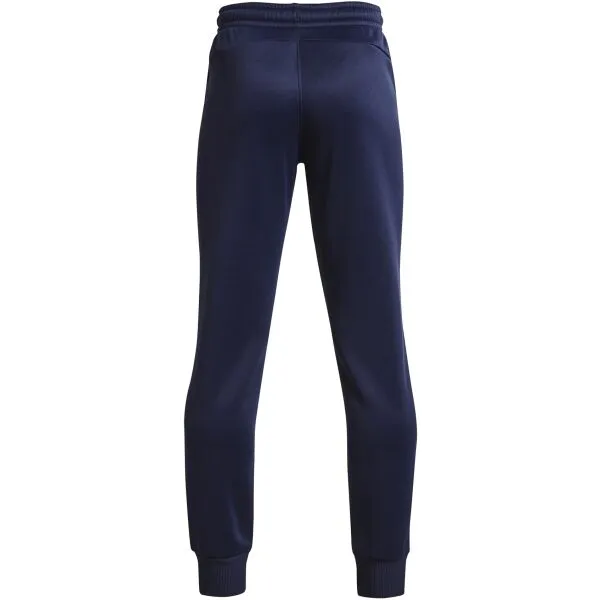 Under Armour ARMOUR FLEECE Chlapčenské tepláky, tmavo modrá, veľkosť XS