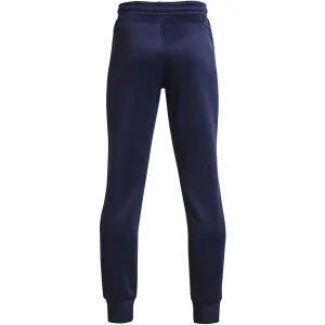 Under Armour ARMOUR FLEECE Chlapčenské tepláky, tmavo modrá, veľkosť XS