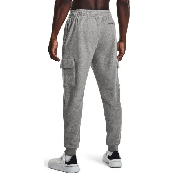 Under Armour RIVAL FLEECE Pánske tepláky, sivá, veľkosť S